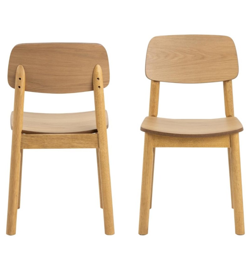 Chaise Barlow en chêne nordique – ACT DISTRIBUZIONE