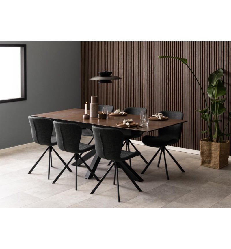 Batilda A1 swivel brandy chair – ACT DISTRIBUZIONE
