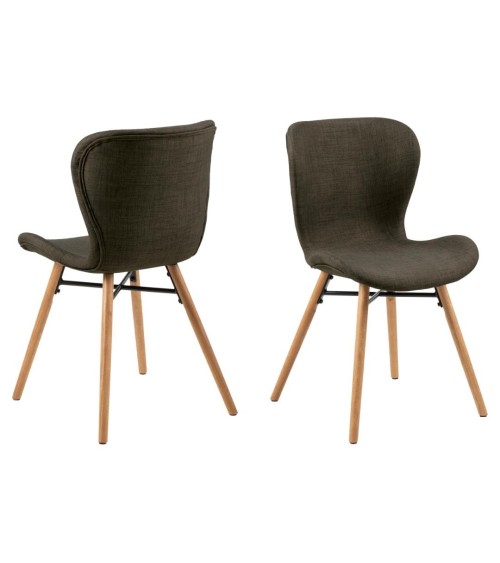 Chaise Batilda A1 brandy bois – ACT DISTRIBUZIONE