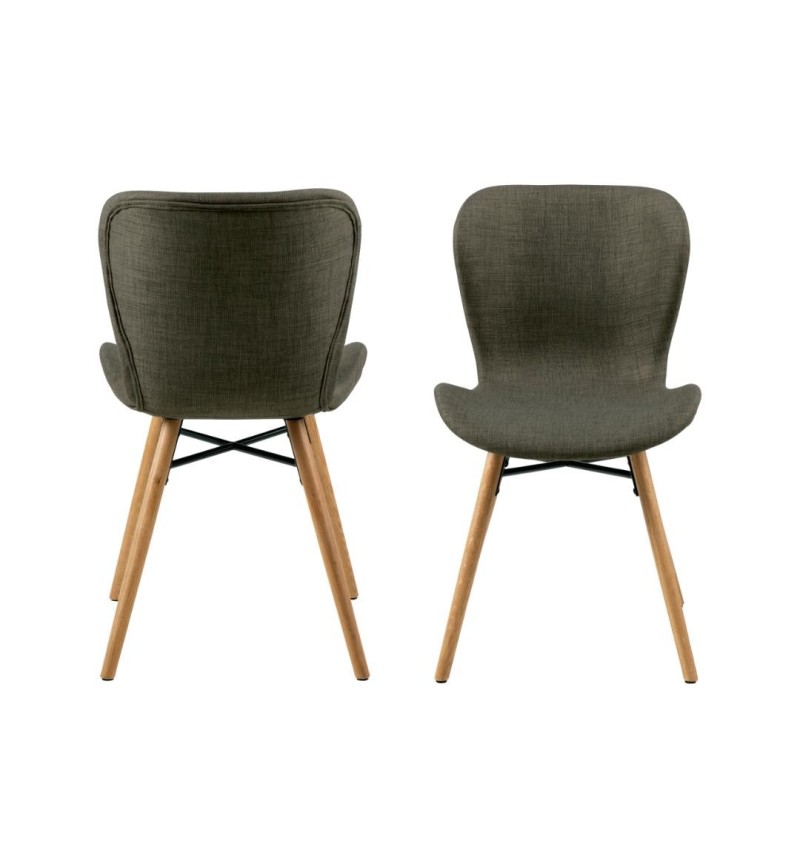 Chaise Batilda A1 brandy bois – ACT DISTRIBUZIONE