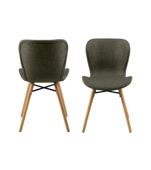 Chaise Batilda A1 brandy bois – ACT DISTRIBUZIONE
