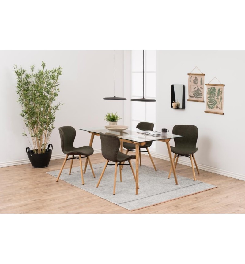 Sedia Batilda A1 brandy legno – ACT DISTRIBUZIONE