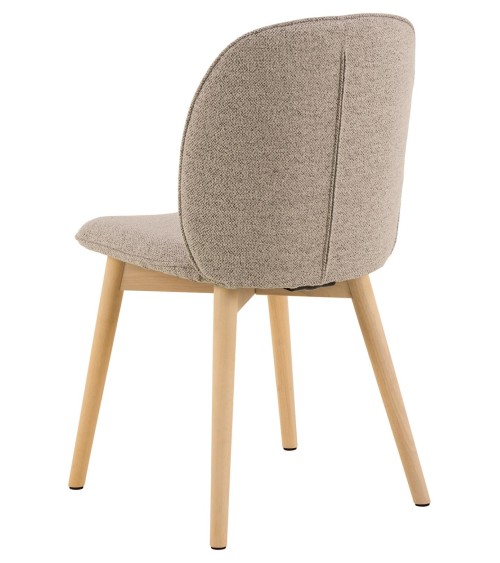 Cindy Stuhl in beige Bouclé – ACT DISTRIBUZIONE