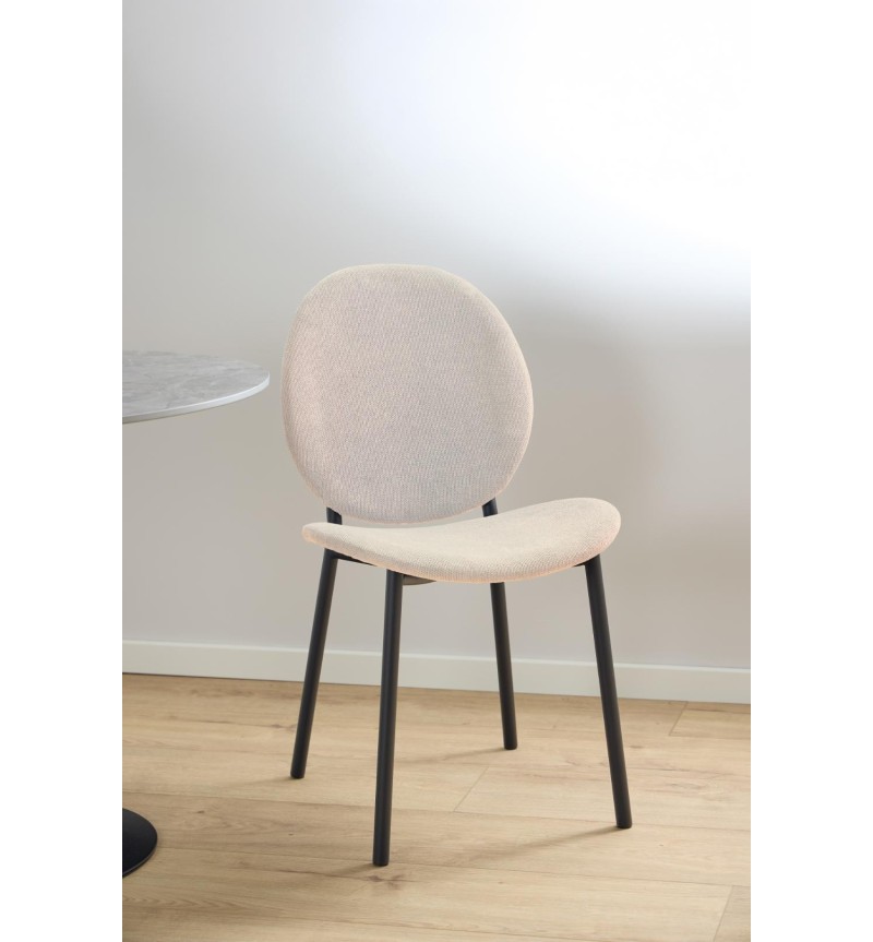 Chaise Cliff beige moderne – ACT DISTRIBUZIONE