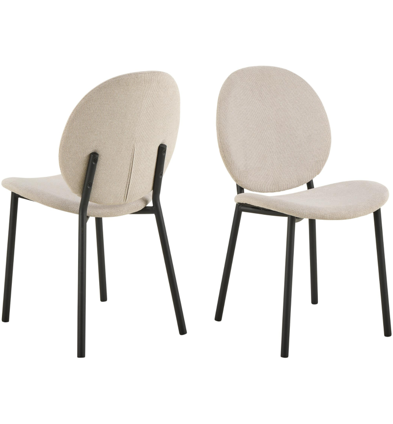 Sedia Cliff beige moderna – ACT DISTRIBUZIONE