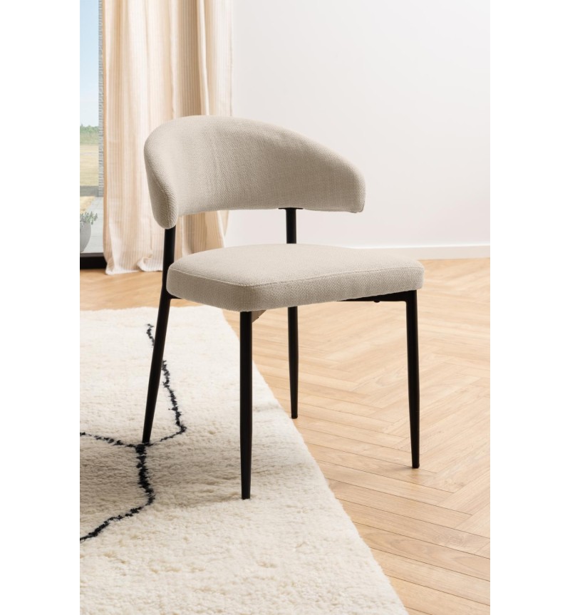 Sedia Edina moderna beige – ACT DISTRIBUZIONE