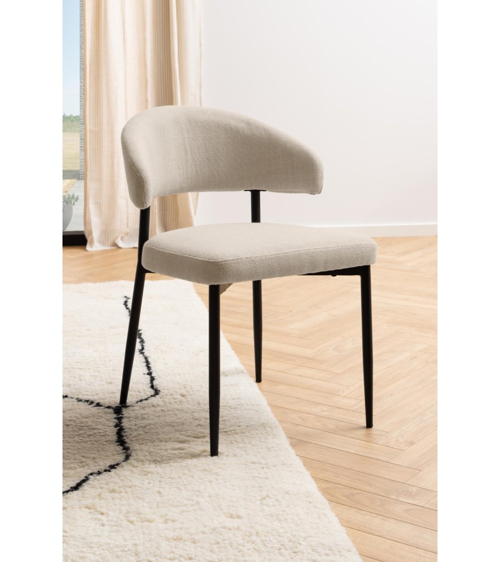 Sedia Edina moderna beige – ACT DISTRIBUZIONE