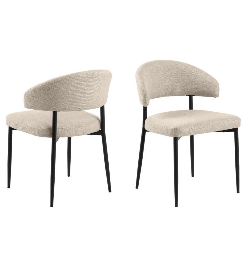 Moderner Edina Stuhl in Beige – ACT DISTRIBUZIONE
