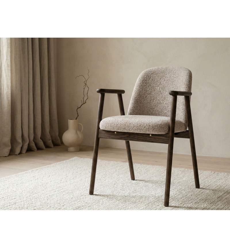 Sedia Leo bouclé beige – ACT DISTRIBUZIONE