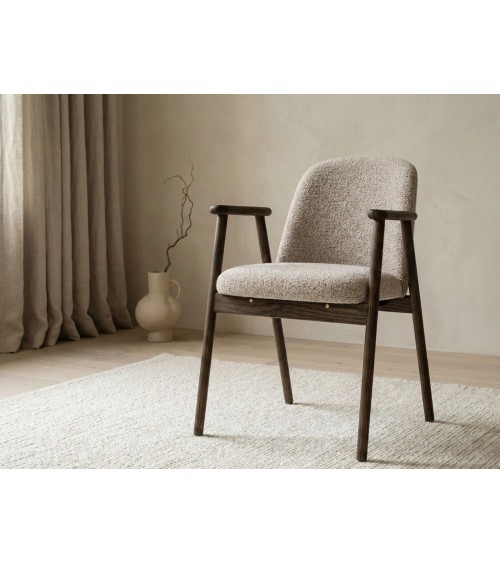 Chaise Leo bouclé beige – ACT DISTRIBUZIONE