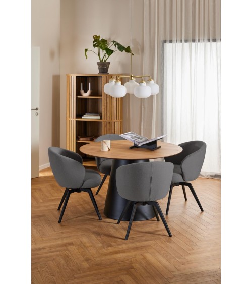 Sedia girevole Darlene beige – ACT DISTRIBUZIONE