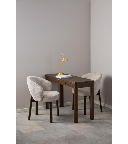 Darlene beige chair with wooden legs – ACT DISTRIBUZIONE