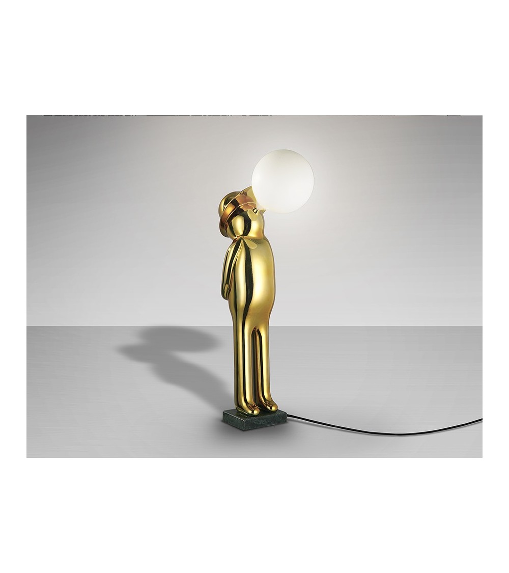 Mr Bubble SCHULLER VALENCIA gold illuminated figure