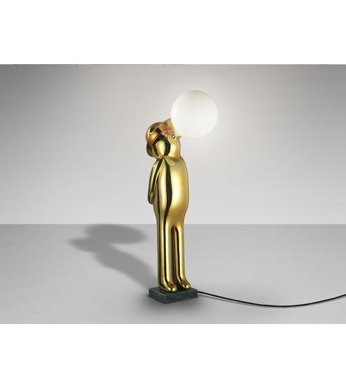 Mr Bubble SCHULLER VALENCIA gold illuminated figure