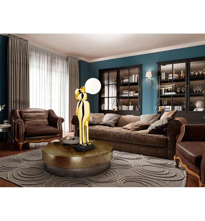 Mr Bubble SCHULLER VALENCIA gold illuminated figure