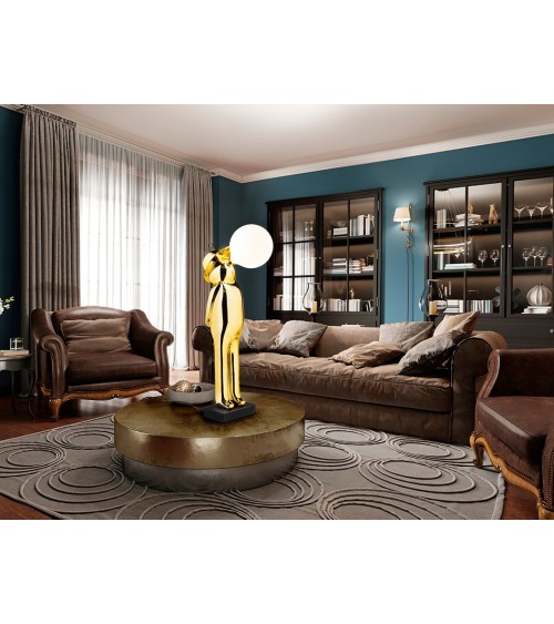 Mr Bubble SCHULLER VALENCIA gold illuminated figure