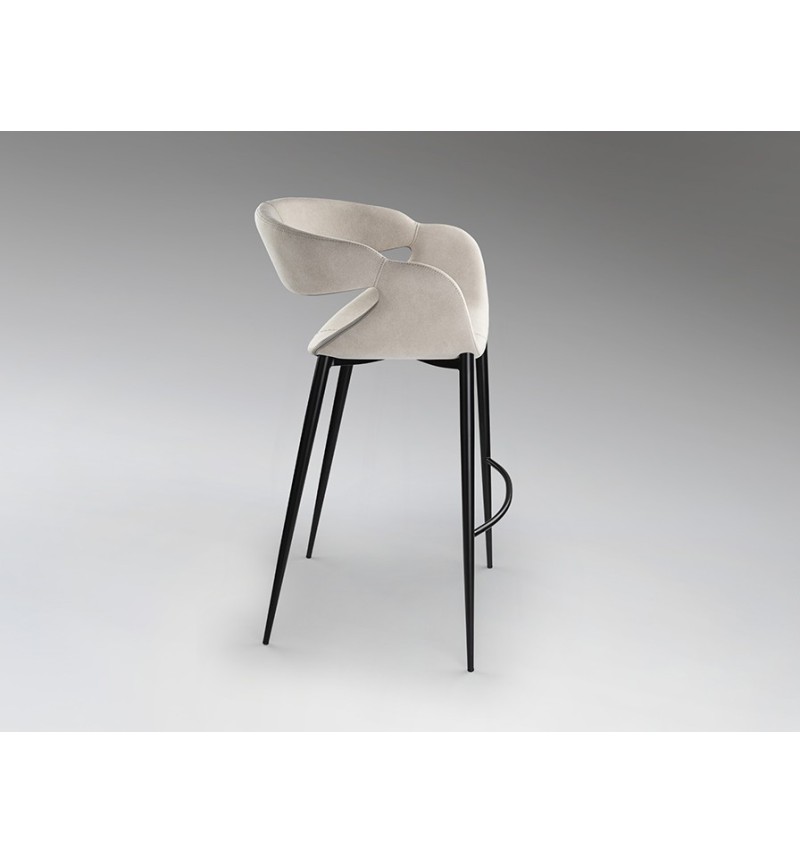 Giro II SCHULLER VALENCIA stone and black stool