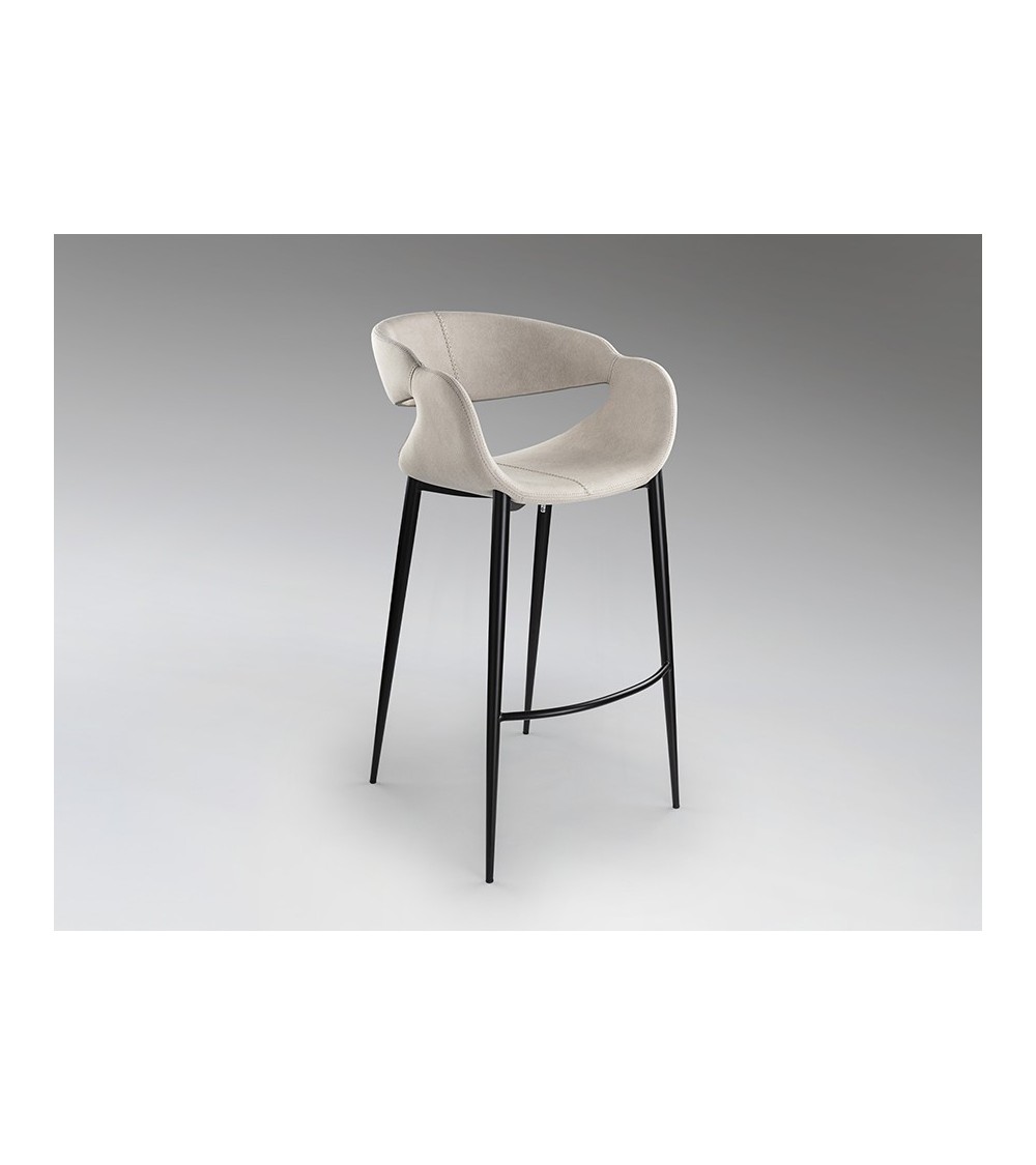 Hocker Giro II SCHULLER VALENCIA Stein und Schwarz