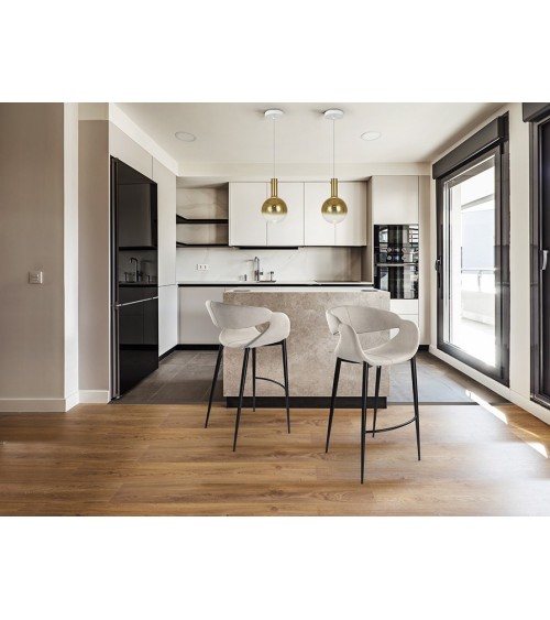 Giro II SCHULLER VALENCIA stone and black stool