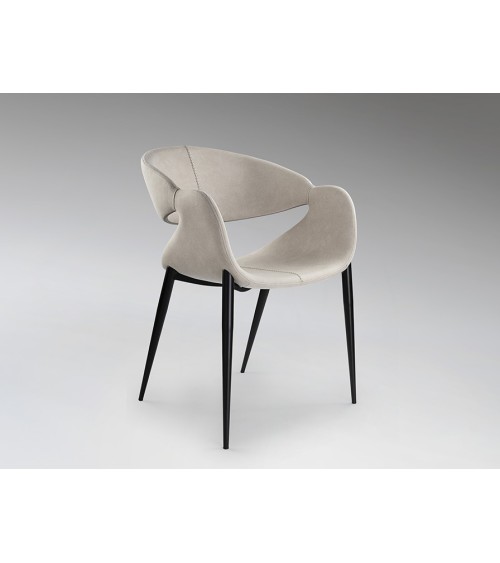 Giro SCHULLER VALENCIA stone and black armchair