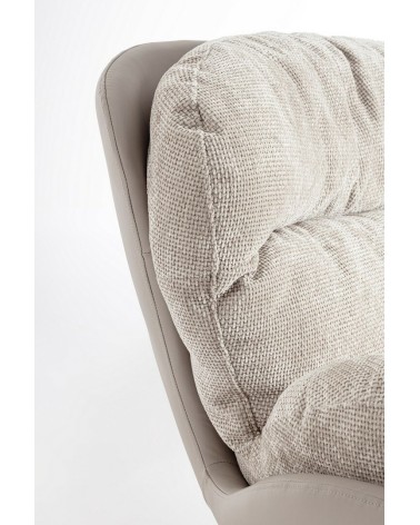 Armchair ADINDA BIZZOTTO grey taupe | BHOME