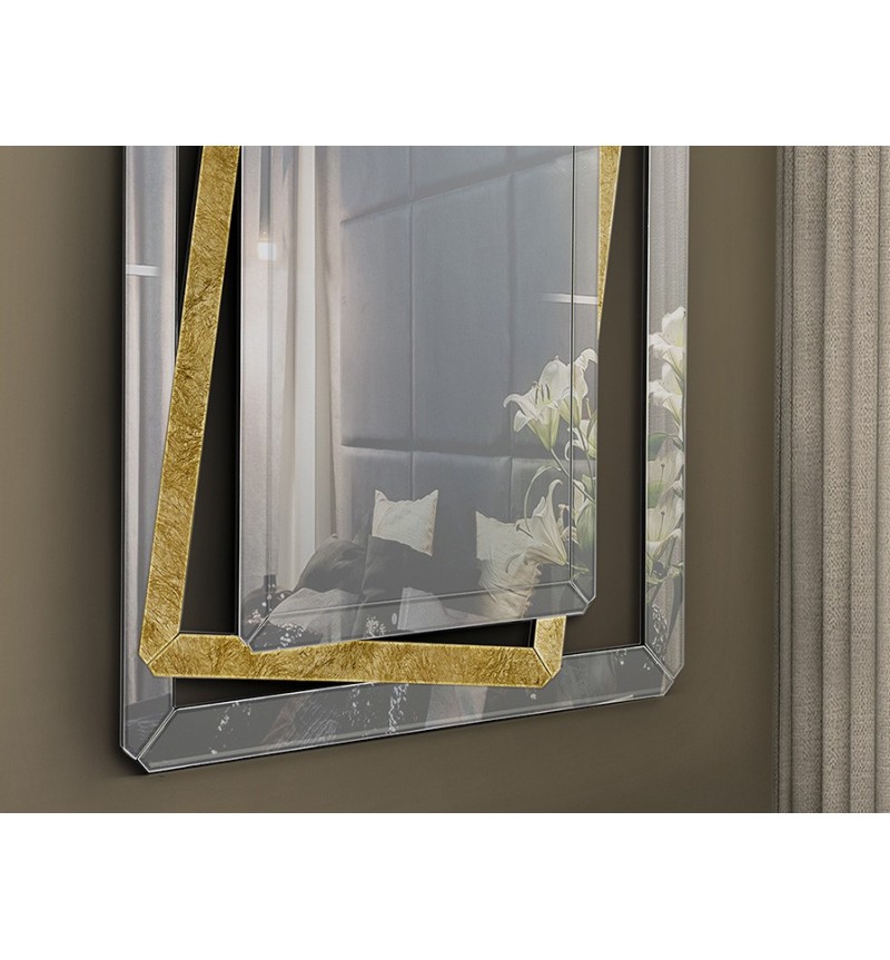 Nora SCHULLER VALENCIA mirror with gold finish