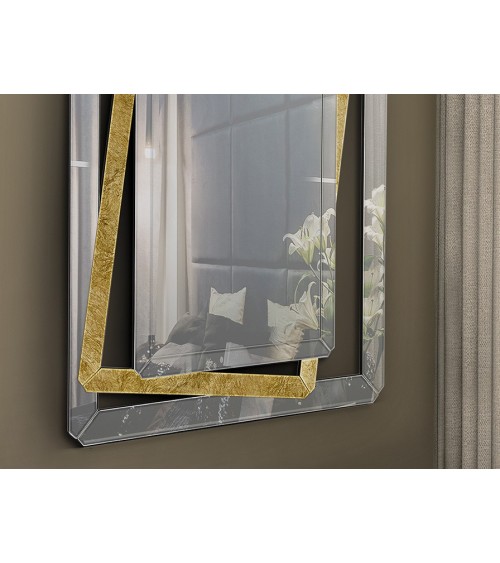 Specchio Nora SCHULLER VALENCIA con finitura oro