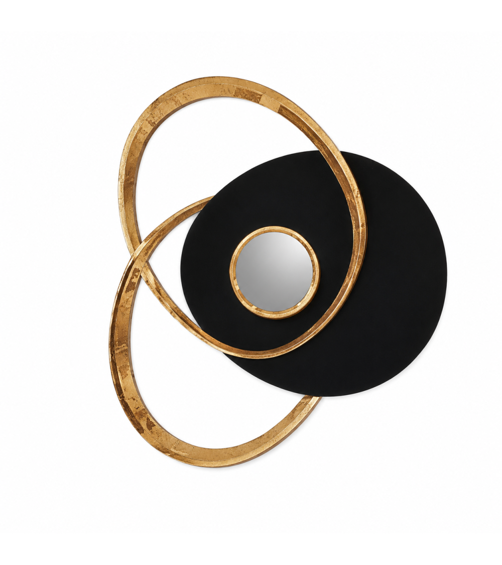 Trio SCHULLER VALENCIA rose gold and black sculpture