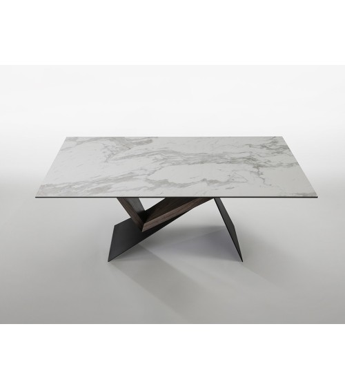 Noa 180 SCHULLER VALENCIA white marble table