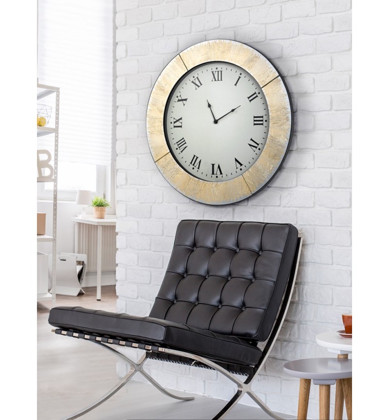 Aurora SCHULLER VALENCIA mirror and gold clock