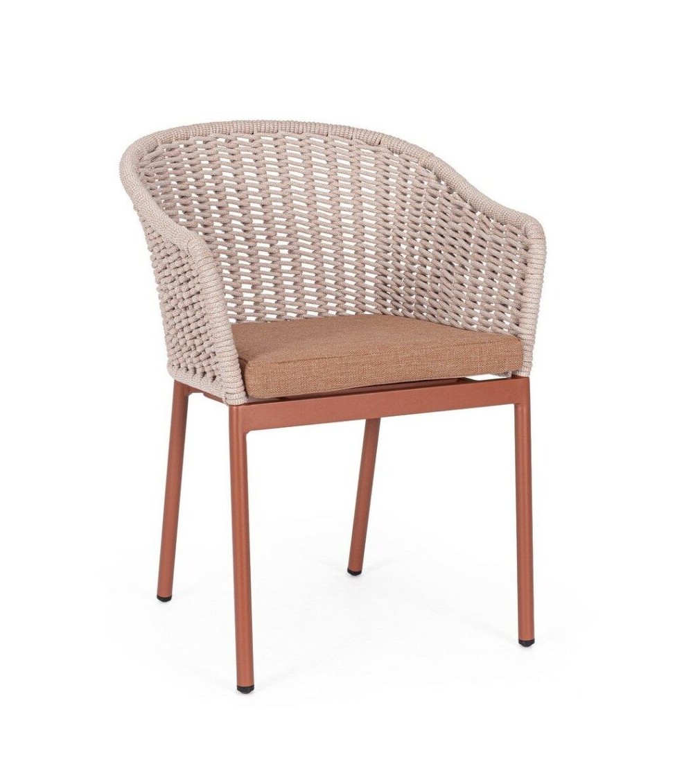 SALINES Outdoor Chair BIZZOTTO Copper | BHOME