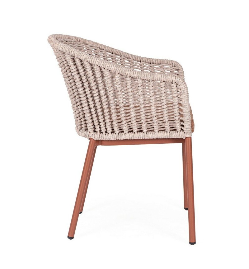 Silla exterior SALINES BIZZOTTO cobre | BHOME