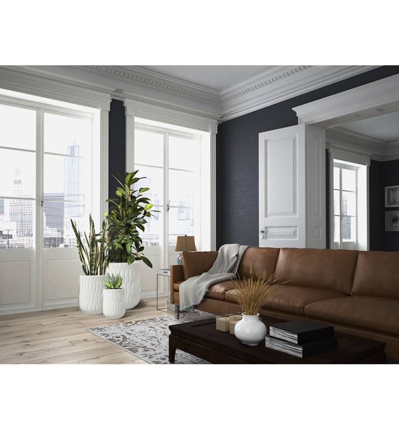 Jazmín SCHULLER VALENCIA set of 3 white planters
