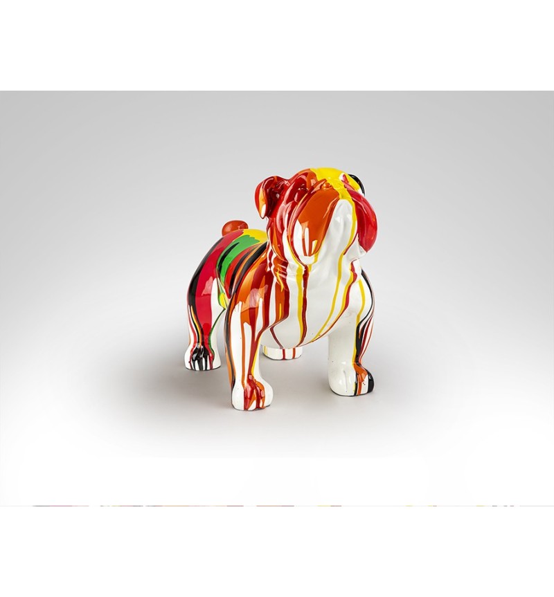 Otto SCHULLER VALENCIA colourful bulldog figure
