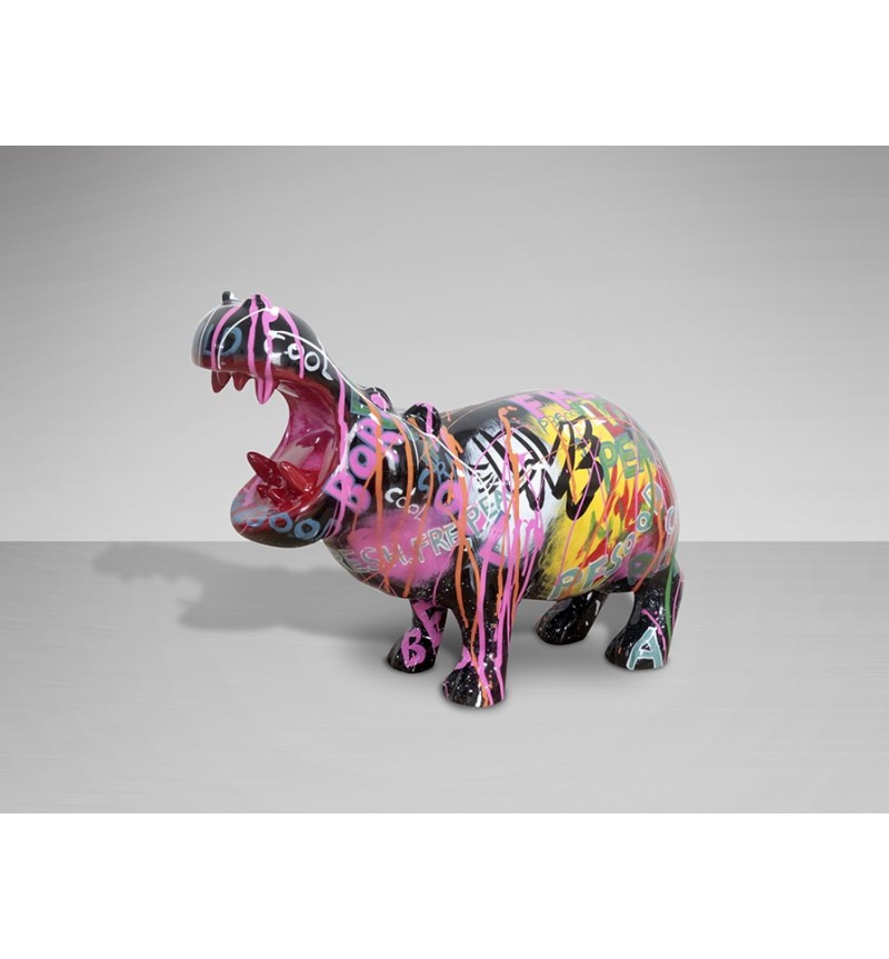 Figur Hippo SCHULLER VALENCIA Graffiti