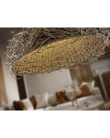 Maui SCHULLER VALENCIA seagrass pendant lamp Ø80