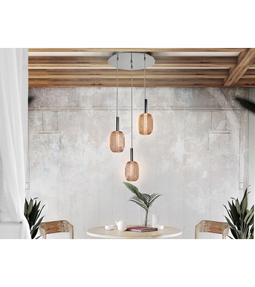 Lampada Micron SCHULLER VALENCIA cromo oro