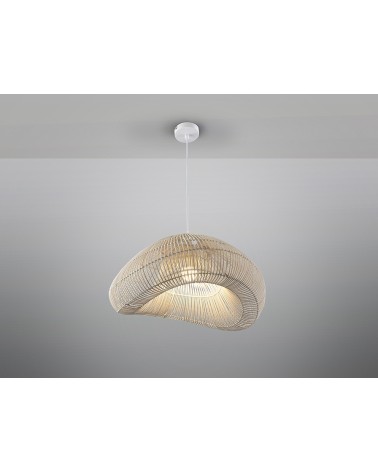 Lampada Sabah SCHULLER VALENCIA rattan bianco