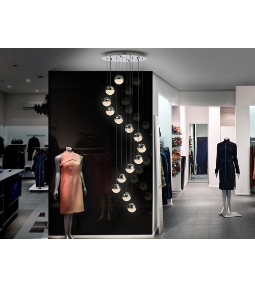 Sphere SCHULLER VALENCIA LED Bluetooth pendant lamp