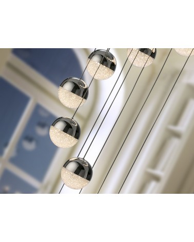 Sphere SCHULLER VALENCIA LED Bluetooth pendant lamp