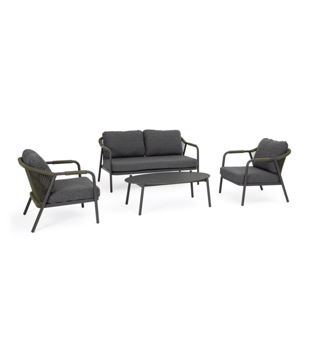 MIRAVET Outdoor Lounge Set BIZZOTTO Anthrazit | BHOME