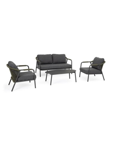 Salon MIRAVET extérieur BIZZOTTO anthracite | BHOME