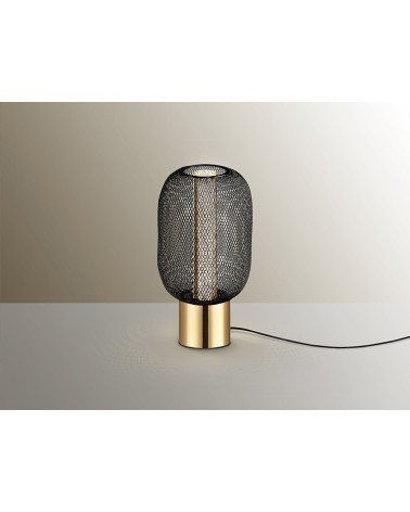 Micron SCHULLER VALENCIA gold black table lamp