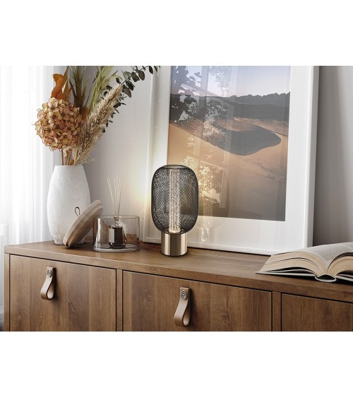 Micron SCHULLER VALENCIA gold black table lamp