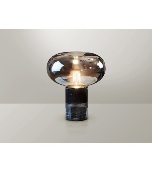 Fungi SCHULLER VALENCIA black marble table lamp