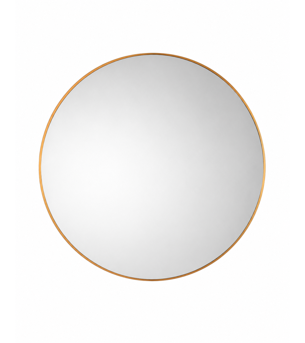 Specchio Orio SCHULLER VALENCIA rotondo oro