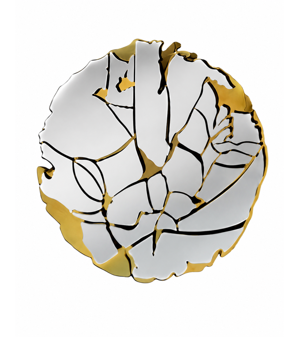 Wandskulptur Fiorella SCHULLER VALENCIA Gold Chrom
