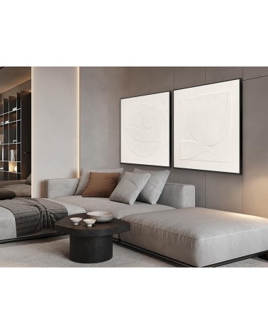 Quadro Albos SCHULLER VALENCIA bassorilievo nero