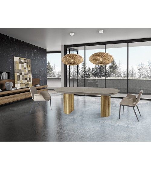 Tisch Irati SCHULLER VALENCIA ausziehbar Steinoptik