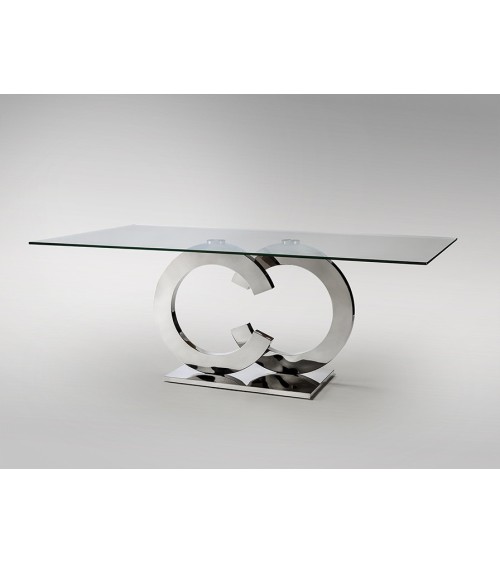 Tisch Casandra SCHULLER VALENCIA Stahl Glas